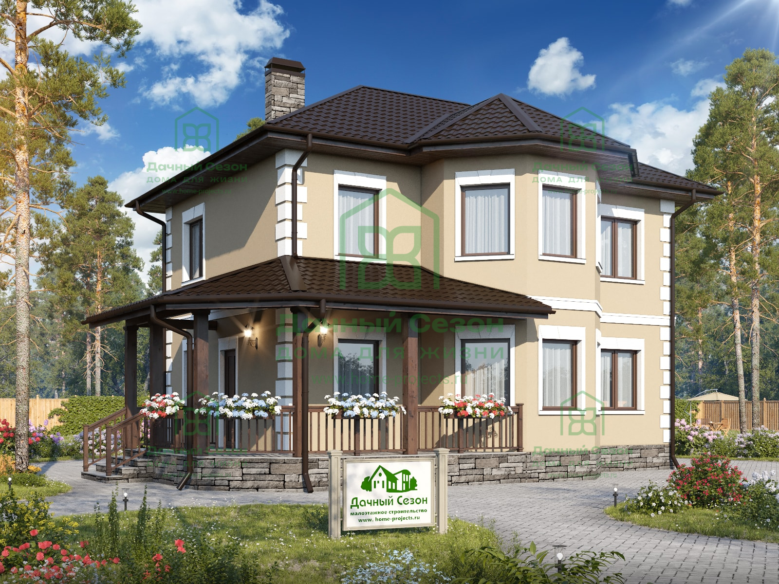 Дом йонкерс из блоков