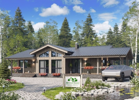 Дом под ключ в Гулькевичей ландшафт